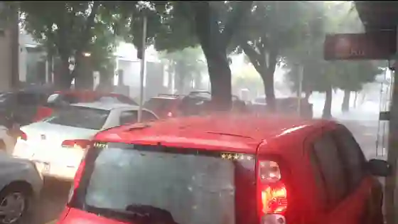 El temporal causó caos e inconvenientes en toda la ciudad