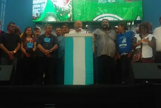 La CTA copó la avenida 9 de Julio con una manifestación multitudinaria