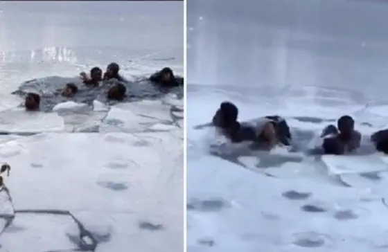 Por sacarse una selfie casi mueren. Mirá el video