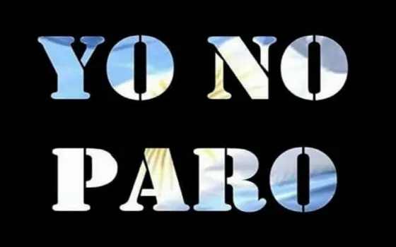 El rechazo al paro se hace sentir por twitter