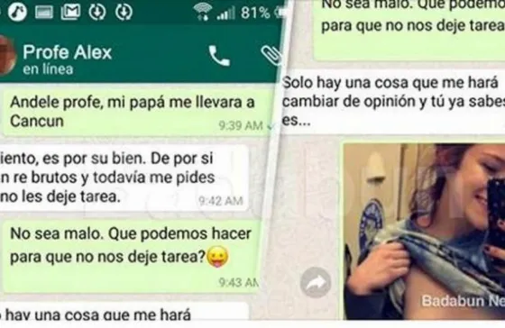 Les pedía fotos a sus alumnas para no darles tarea