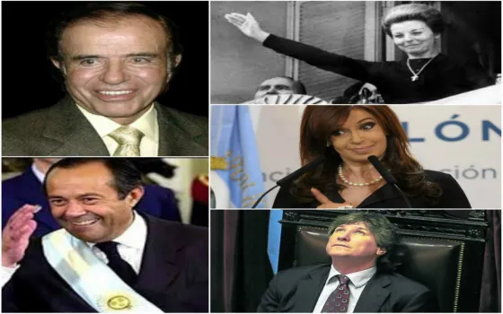 Ex presidentes y vice presidentes de la Nación