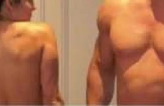 Famoso y su pareja bailaron sin ropa para cumplir un reto. Video