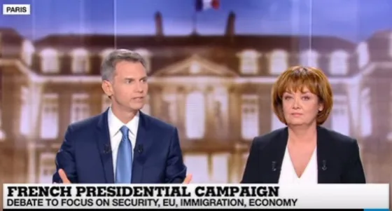Mirá el último debate presidencial en Francia
