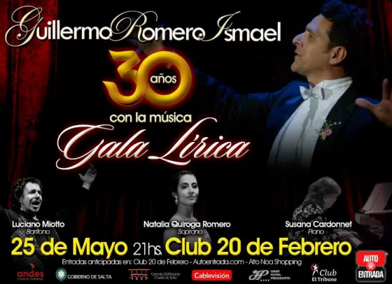 30 años para la música lírica salteña