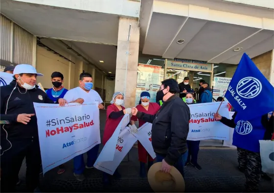 Se suspendió el paro de trabajadores de la sanidad