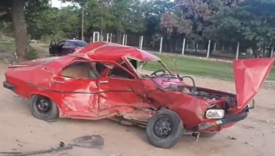 Violento choque en Embarcación