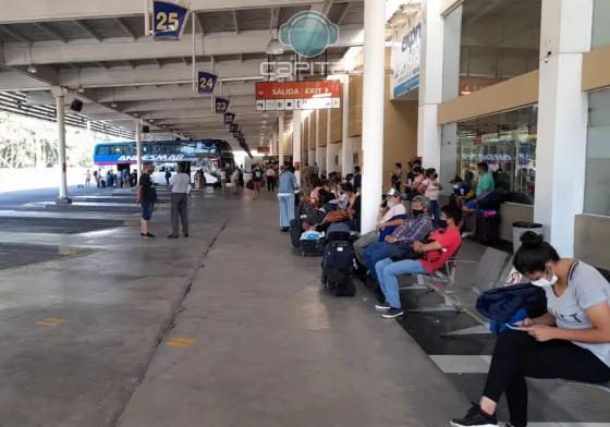 En la terminal de omnibus no hay controles COVID para los que llegan a Salta