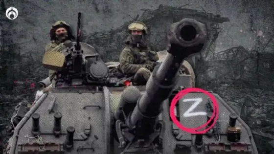 Qué significa la "Z" blanca, el símbolo de apoyo a la invasión rusa
