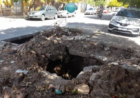 Conocé el "cráter" que hay en pleno macrocentro salteño