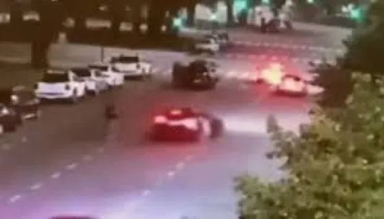 Video: Así fue el momento en el que el "Toto" Salvio atropelló a su ex mujer