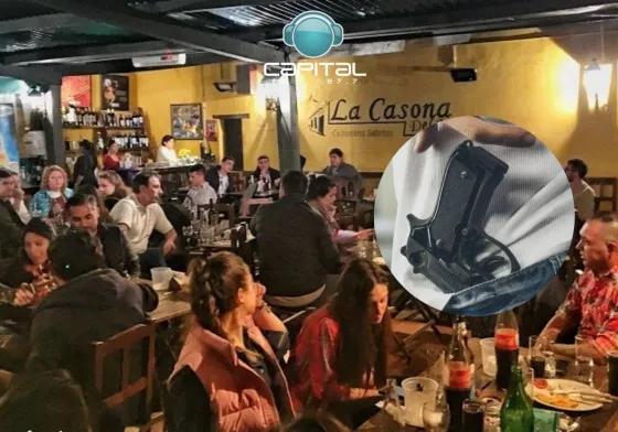 Llegó armado a La Casona del Molino y le dieron la cana: Terminó detenido