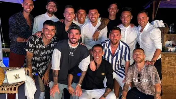 Messi festejó su cumpleaños junto a los jugadores de la Selección Argentina
