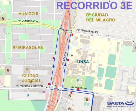 Se amplía el recorrido del 3E: Conocé por dónde pasará el colectivo
