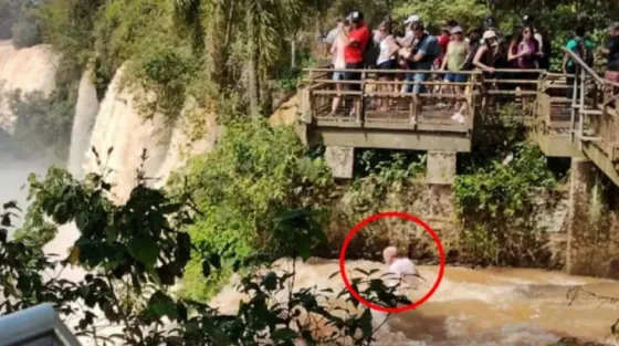 Encontraron muerto al turista que cayó a las Cataratas del Iguazú