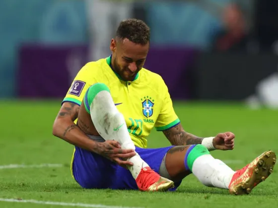 ¿Se pierde el Mundial?: Se conoció el parte médico de Neymar