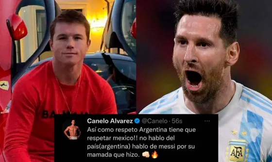 Canelo Álvarez amenazó a Lionel Messi: "¡Que le pida a Dios que no me lo encuentre!"