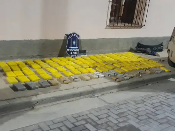 En un megaoperativo la Policía incautó 960 mil dosis de cocaína en La Poma
