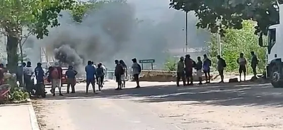 Contrabandistas cortaron Ruta 34 demandando devolución de productos incautados