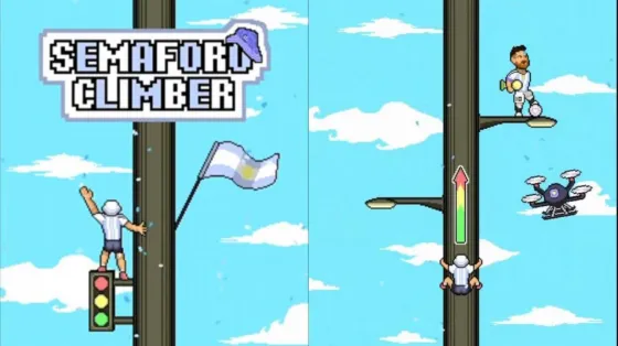 Semáforo Climber, el juego inspirado en los festejos de Argentina