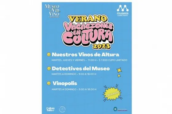 Conocé las actividades que habrá en El Museo de la Vid y el Vino de Cafayate