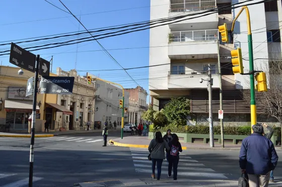 Cuádruple choque en pleno centro
