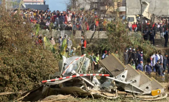 La caída de un avión generó 68 muertos en Nepal