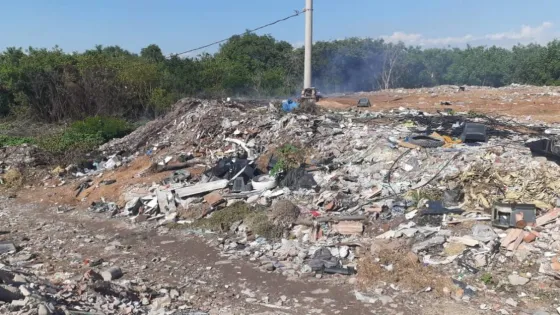 Volvieron a detectar volcamientos de residuos en baldíos de zona este
