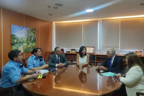 Marcelo Domínguez se reunió con la Presidenta de la Corte de Justicia