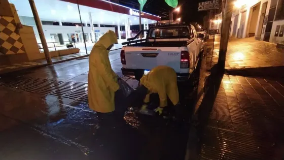 Por la lluvia, realizaron un relevamiento de canales pluviales