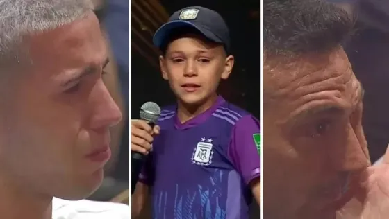 José, el nene salteño que emocionó a la Scaloneta, quiere ser futbolista profesional