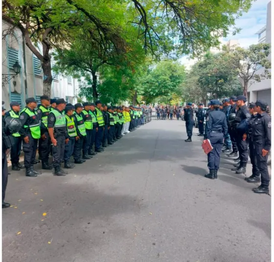 Cobertura de Seguridad por los partidos de Gimnasia y Central