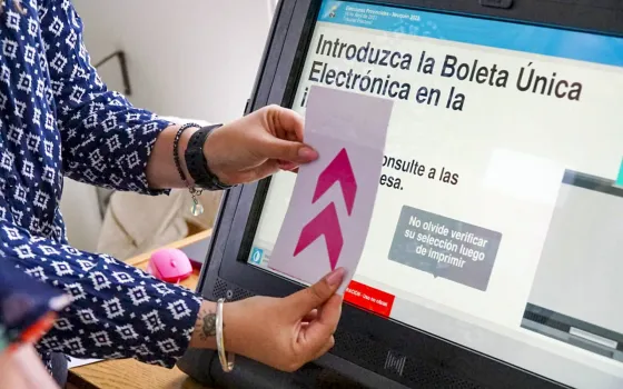 El Tribunal Electoral confirmó que hubo el extravío de una máquina de voto electrónico