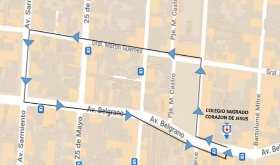 Diagraman operativo por la procesión del Sagrado Corazón de Jesús