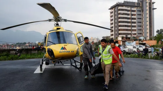Se estrelló un helicóptero en Nepal: murieron cinco mexicanos y el piloto nepalí