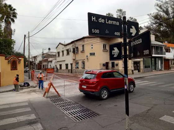 La esquina de Lerma y Mendoza estará habilitada en 15 días