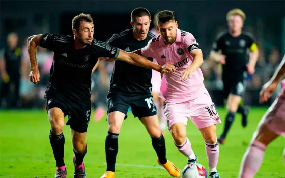 Inter Miami y Messi no pudieron con Nashville por la MLS