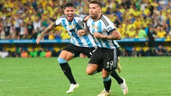 Argentina le ganó un histórico partido a Brasil y es puntero