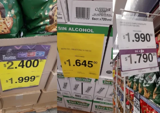 Con aumentos en comparación al 2022, los productos navideños ya están en las góndolas