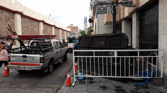 Sin luz: tras el incendio, se trabaja para recuperar el servicio