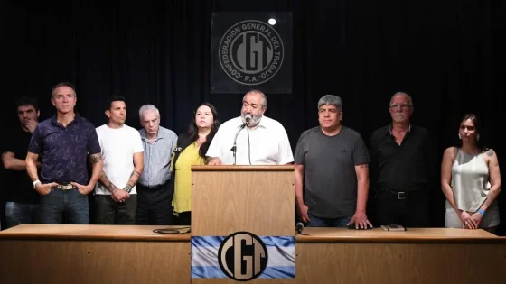 La CGT convocó al primer paro nacional
