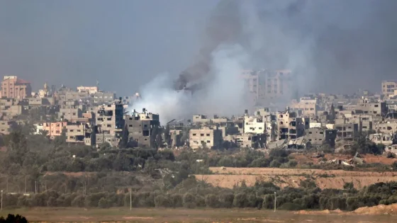 Israel atacó el sur de Gaza en medio de la gira del canciller Blinken