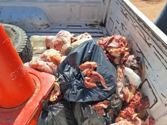 La Policía Rural secuestró y decomisó carne en mal estado