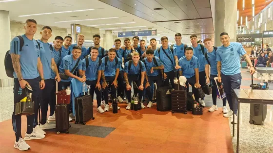 El Sub 23 ya está en Venezuela para disputar el Preolímpico