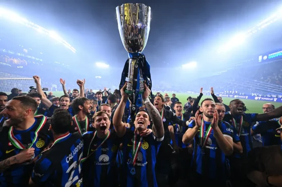 Con gol de Lautaro Martínez, Inter es campeón de la Supercopa de Italia