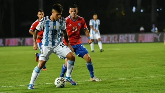 Argentina goleó 5 a 0 a Chile y sueña con París 2024