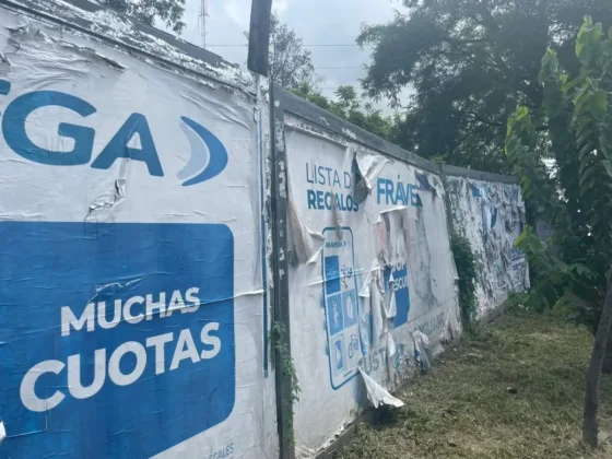 Retiraron 20 carteles publicitarios sin matrícula habilitante