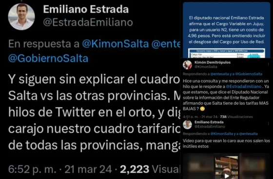 Un diputado apuntó contra “los inútiles” del Ente Regulador: “metanse los hilos en el o***”