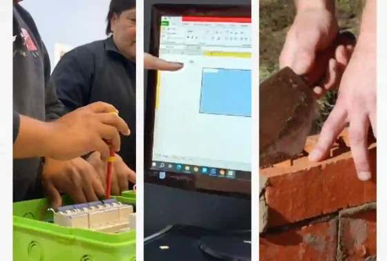 Dictarán cursos de electricidad, albañilería y operador de informática