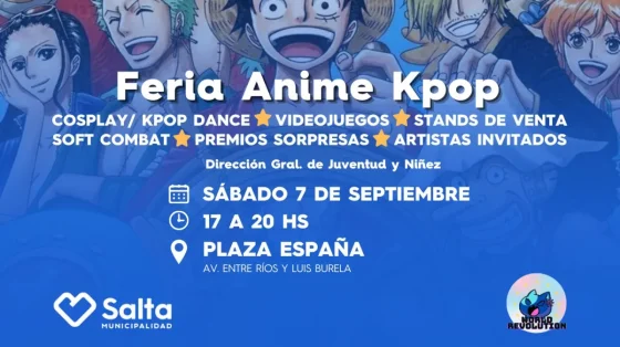 En la plaza España habrá una Feria Anime K-Pop